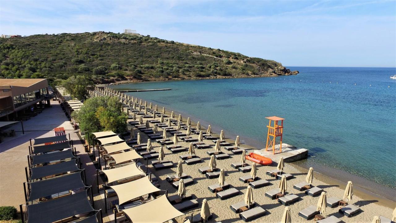 Aegeon Beach Hotel سونيو المظهر الخارجي الصورة
