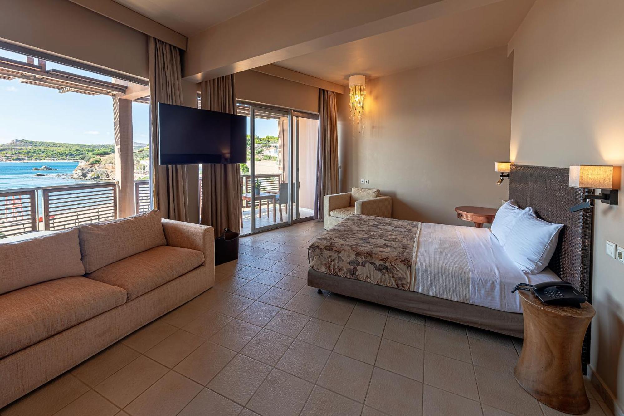 Aegeon Beach Hotel سونيو الغرفة الصورة