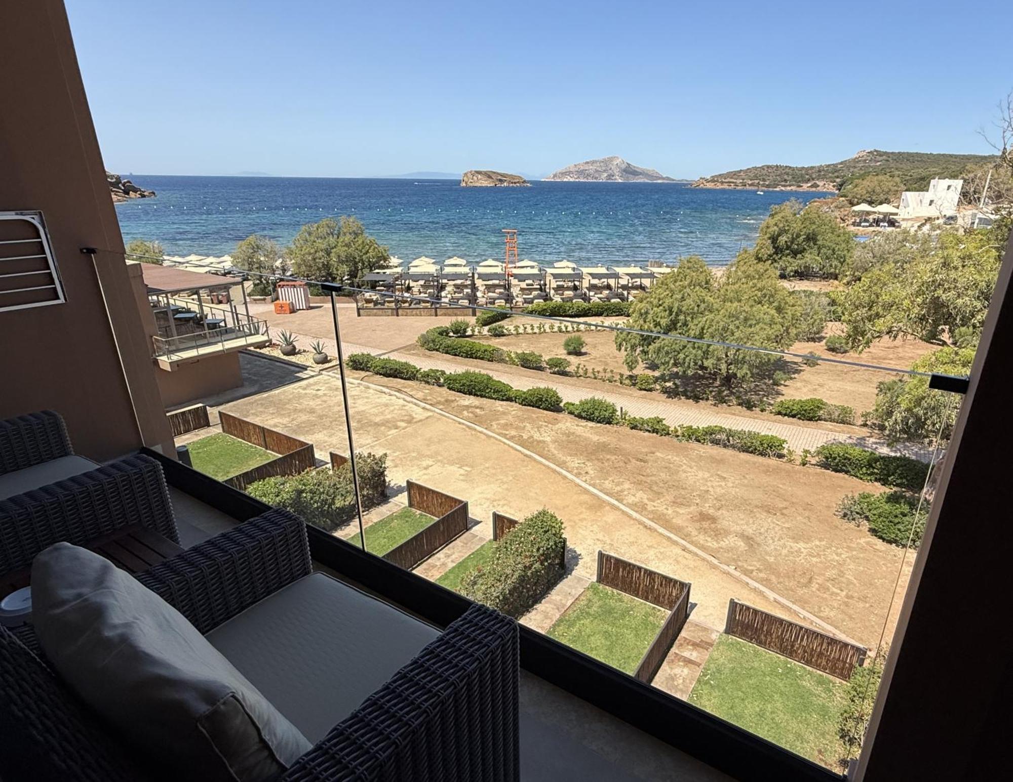 Aegeon Beach Hotel سونيو المظهر الخارجي الصورة