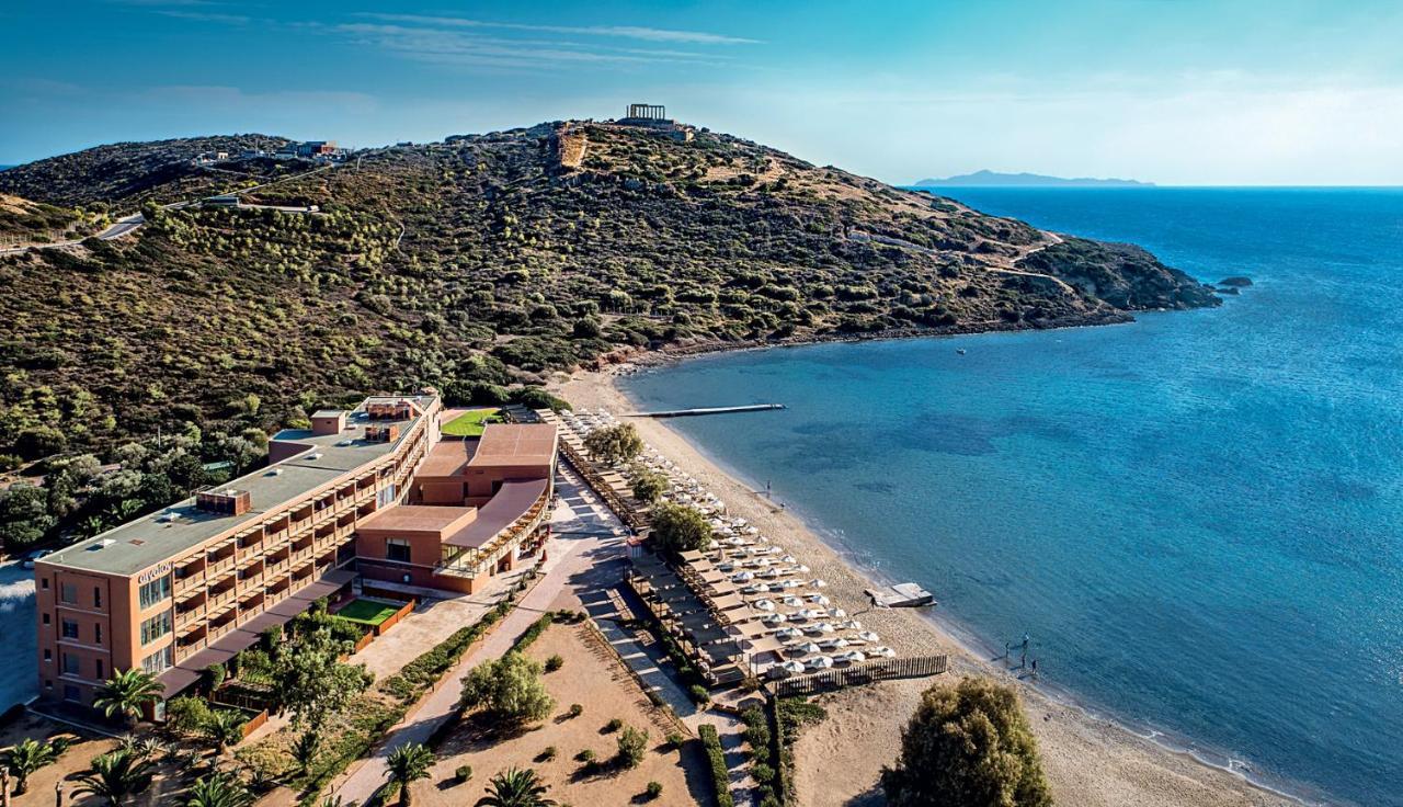 Aegeon Beach Hotel سونيو المظهر الخارجي الصورة